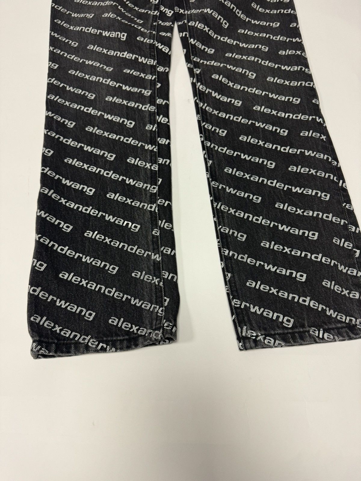 Alexander Wang Alexander Wang Falling Back Logo Women’s Denim Size 24" / US 00 / IT 34 - 6 Thumbnail