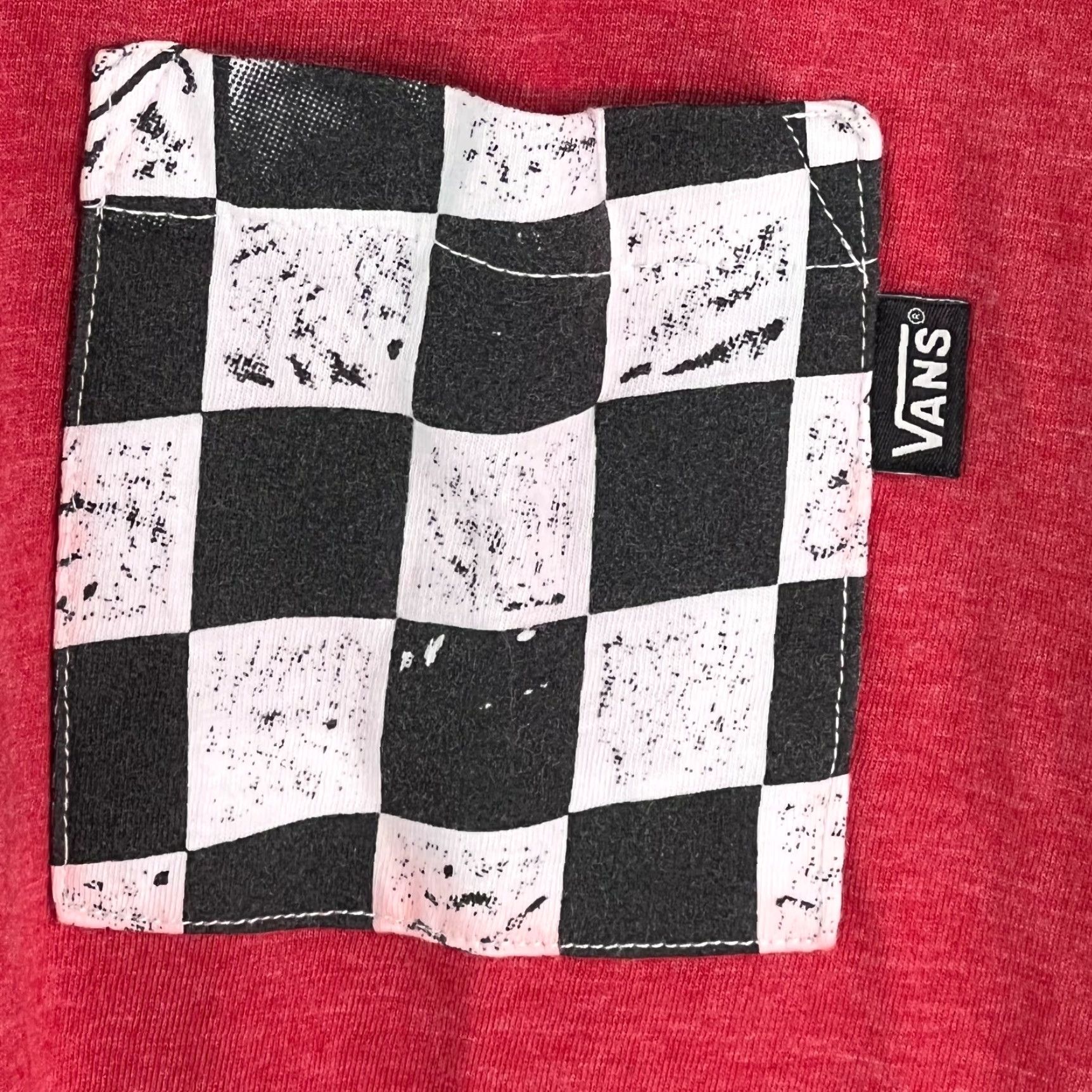 Vans Vans Mens Crew Neck Short Sleeves Pullover Red T Shirt Size L Size US L / EU 52-54 / 3 - 3 Thumbnail
