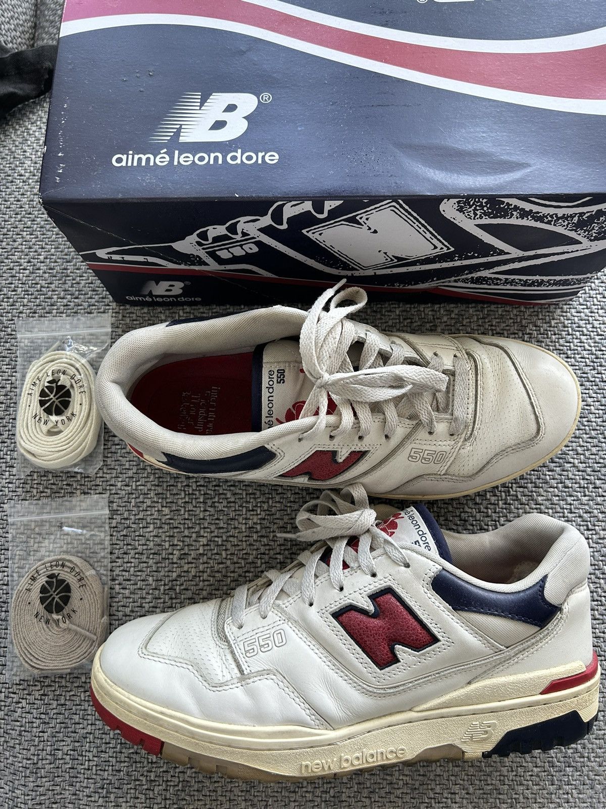 Aime Leon Dore × New Balance Aime Leon Dore x New Balance 550 Size US 10 / EU 43 - 3 Thumbnail