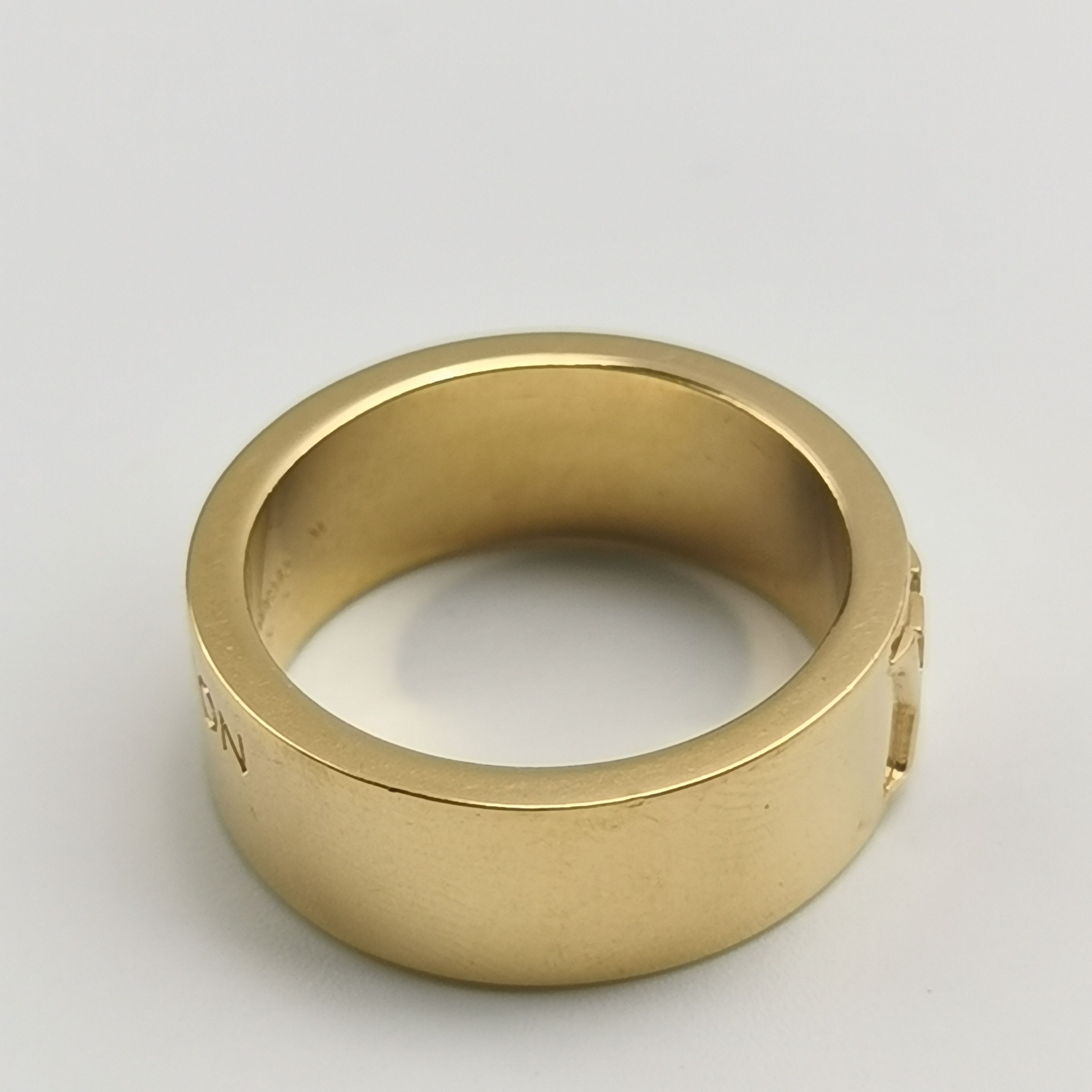 Louis Vuitton Louis Vuitton (LV) LV Instinct Logo Engraved Ring Size 20 - Size ONE SIZE - 6 Thumbnail