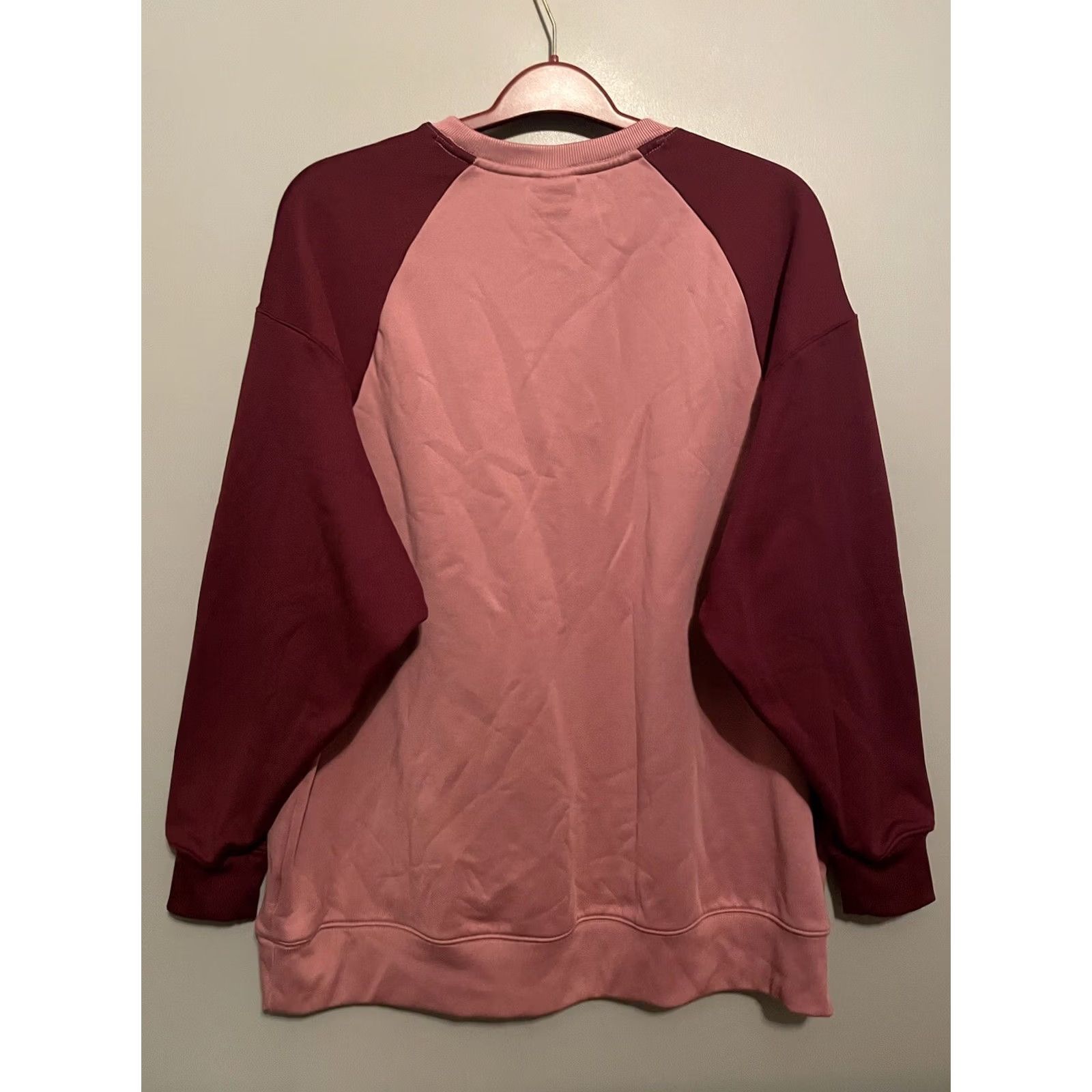 Nike Nike Therma-Fit Sweatshirt Mens XL Pullover Pink Baseball Sleeve E382 Size US XL / EU 56 / 4 - 5 Thumbnail