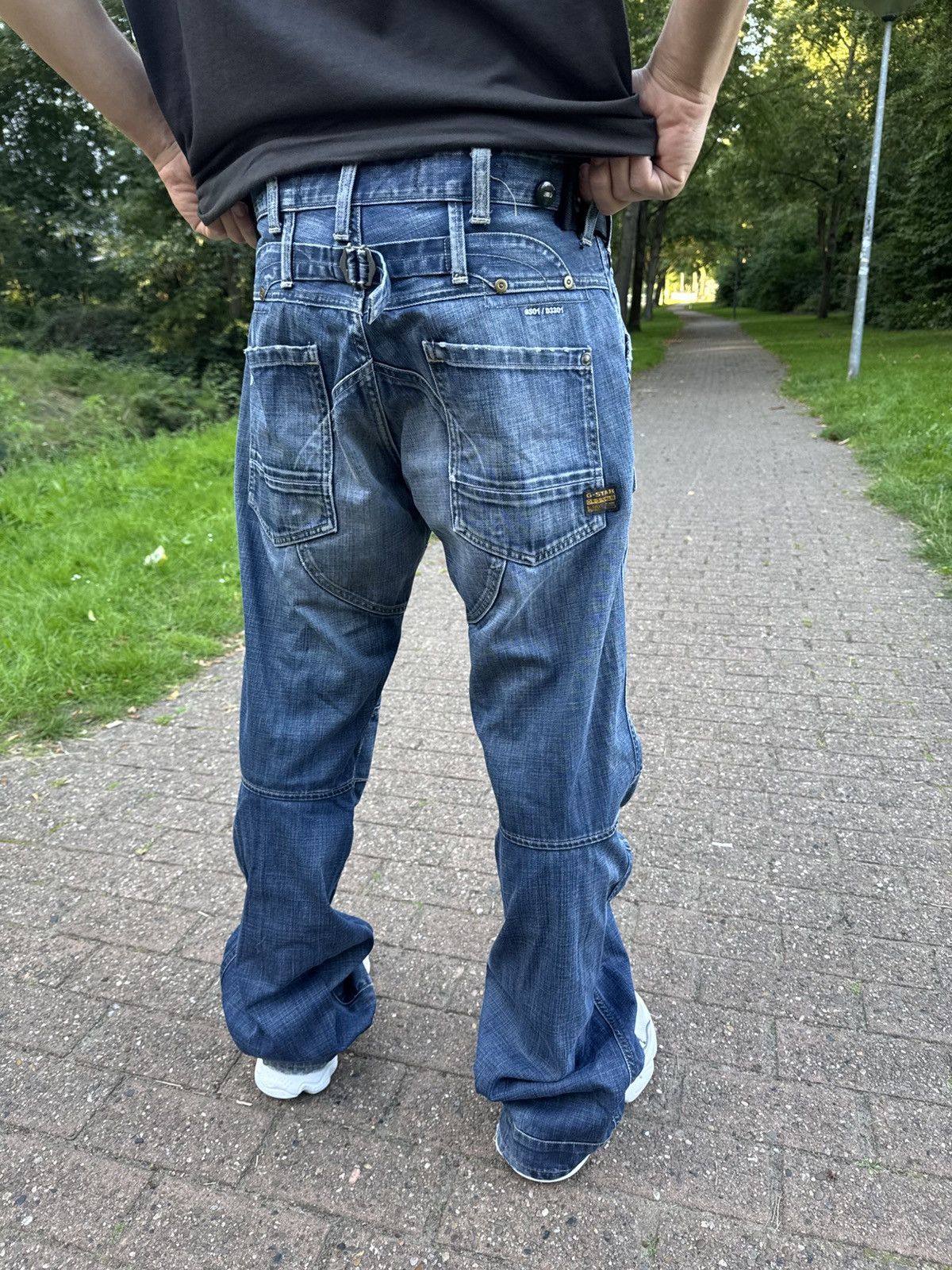 G-Star G-Star Vintage Jeans Streetwear Avantgarde Opium Size US 34 / EU 50 - 4 Thumbnail