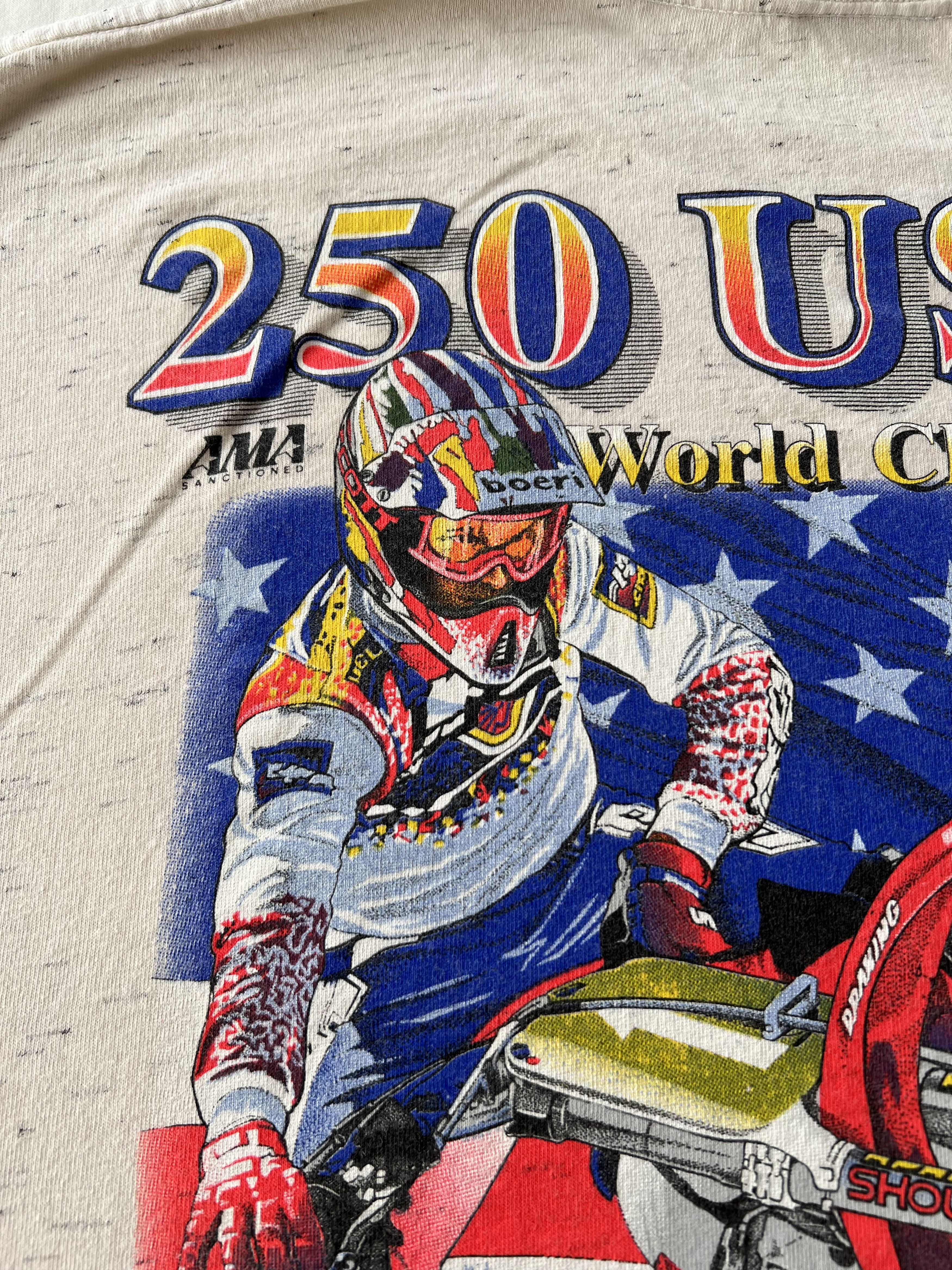 Vintage Vintage 90s 250 USGP AMA Motocross Supercross Racing Honda Size US XL / EU 56 / 4 - 13 Thumbnail