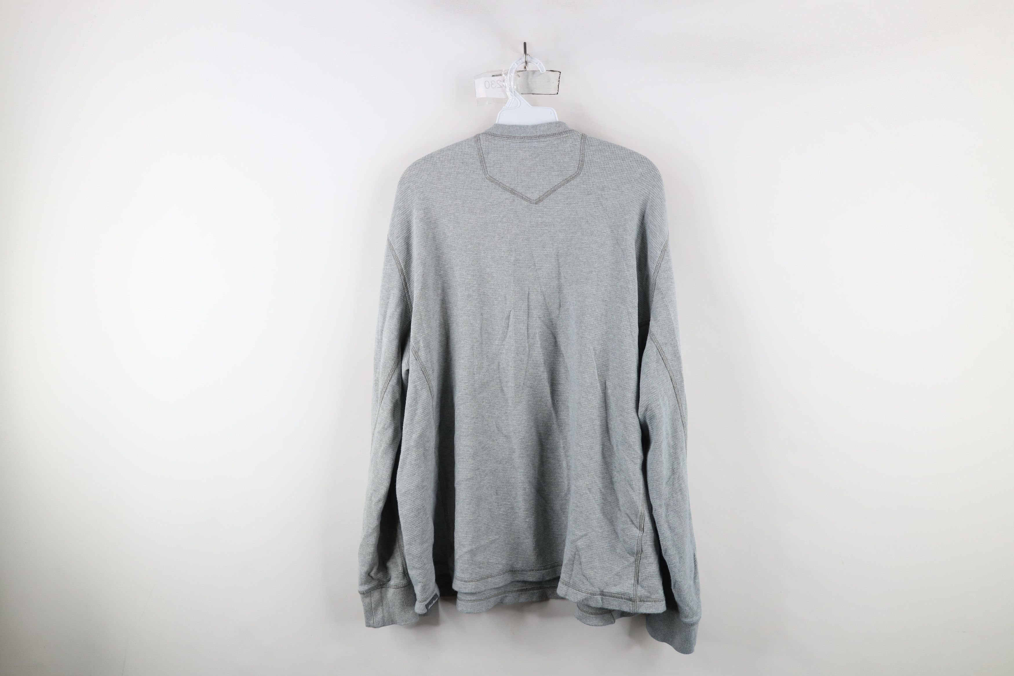Eddie Bauer × Vintage Vintage Y2K Eddie Bauer Knit Long Sleeve Henley T-Shirt Size US XXL / EU 58 / 5 - 11 Thumbnail