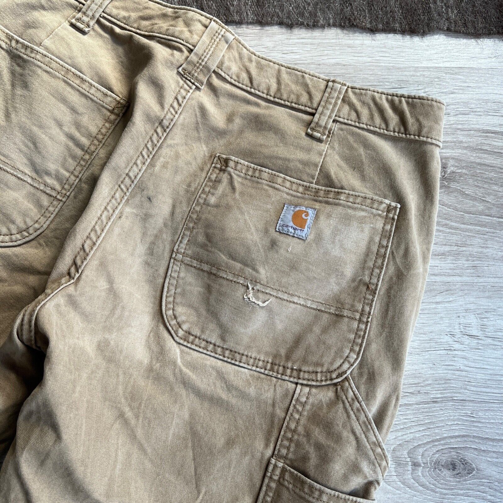 Carhartt Carhartt Distressed Regular Single Knee Pants Jeans 8765AC Size 32" / US 10 / IT 46 - 3 Thumbnail