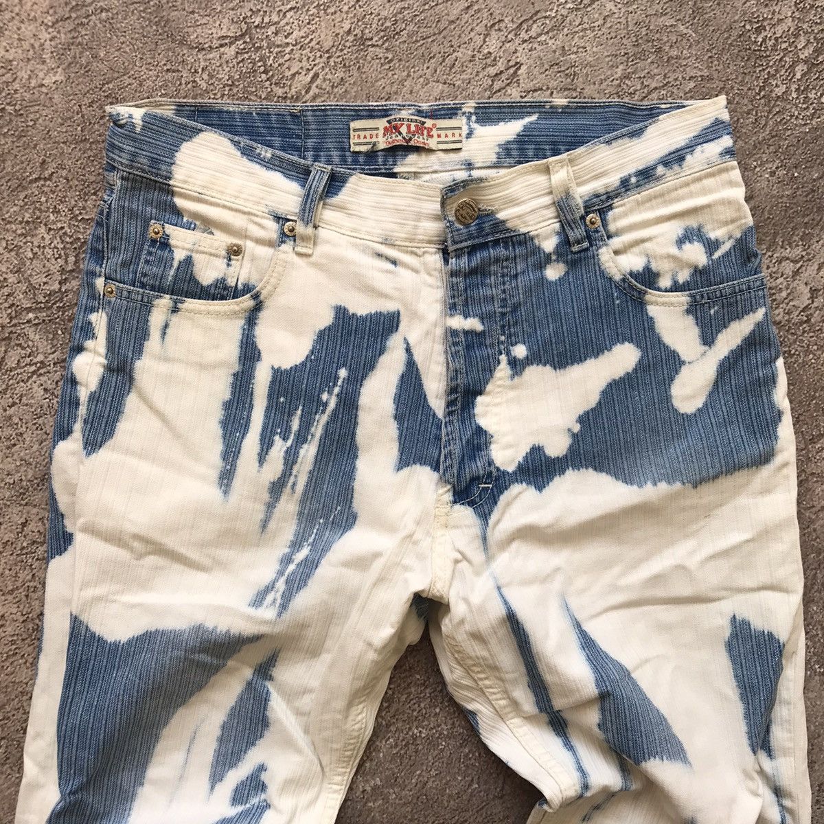 Vintage Vintage 90s Baggy Distressed Indigo Jeans Grunge Skate 31 Size US 31 - 3 Thumbnail