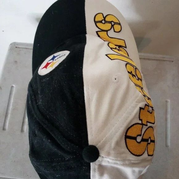 Drew Pearson × NFL × Vintage Vintage Drew Pearson Pittsburgh Steelers Strap Back Hat Cap Size ONE SIZE - 5 Thumbnail