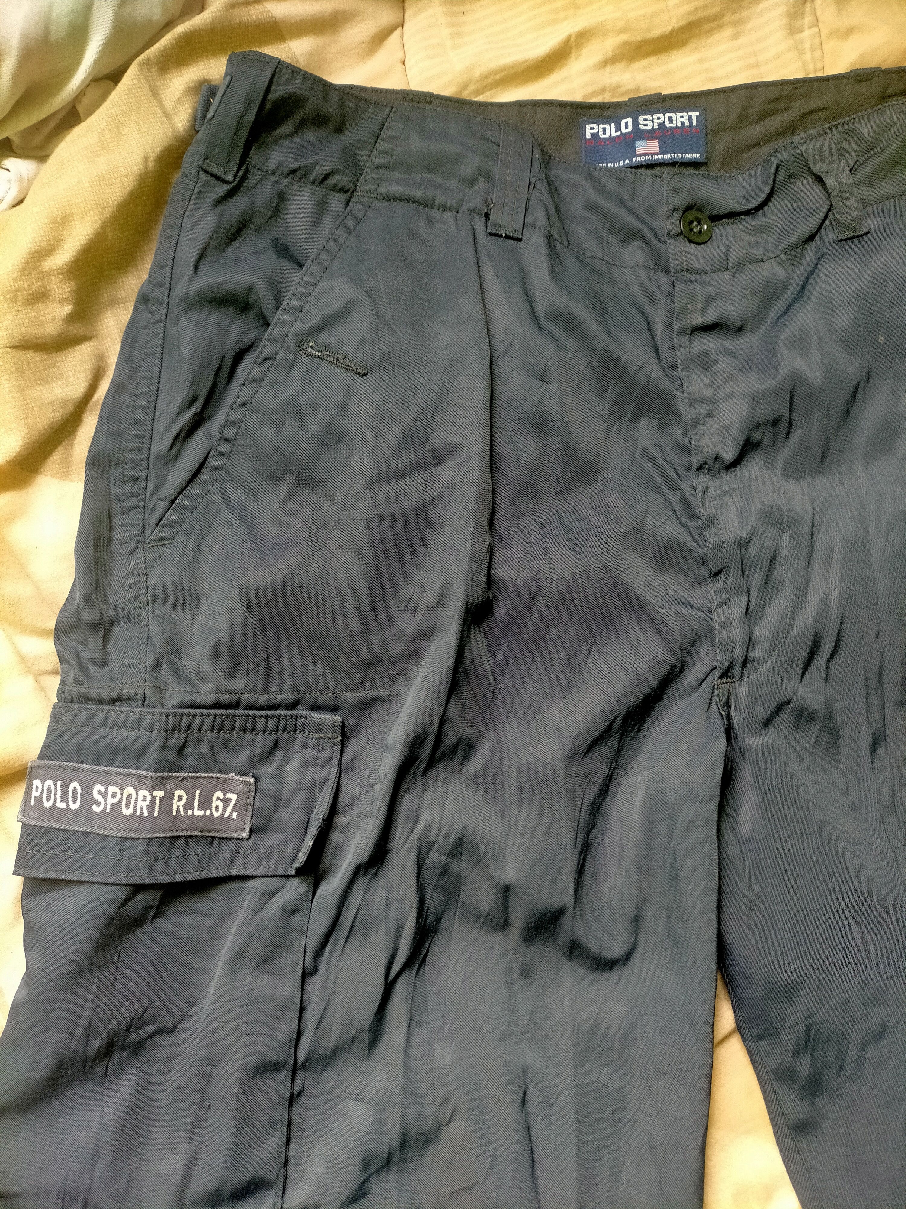 Polo Ralph Lauren Vintage Polo Sport Ralph Lauren RL 67 Cargo Pants Size US 35 - 2 Thumbnail