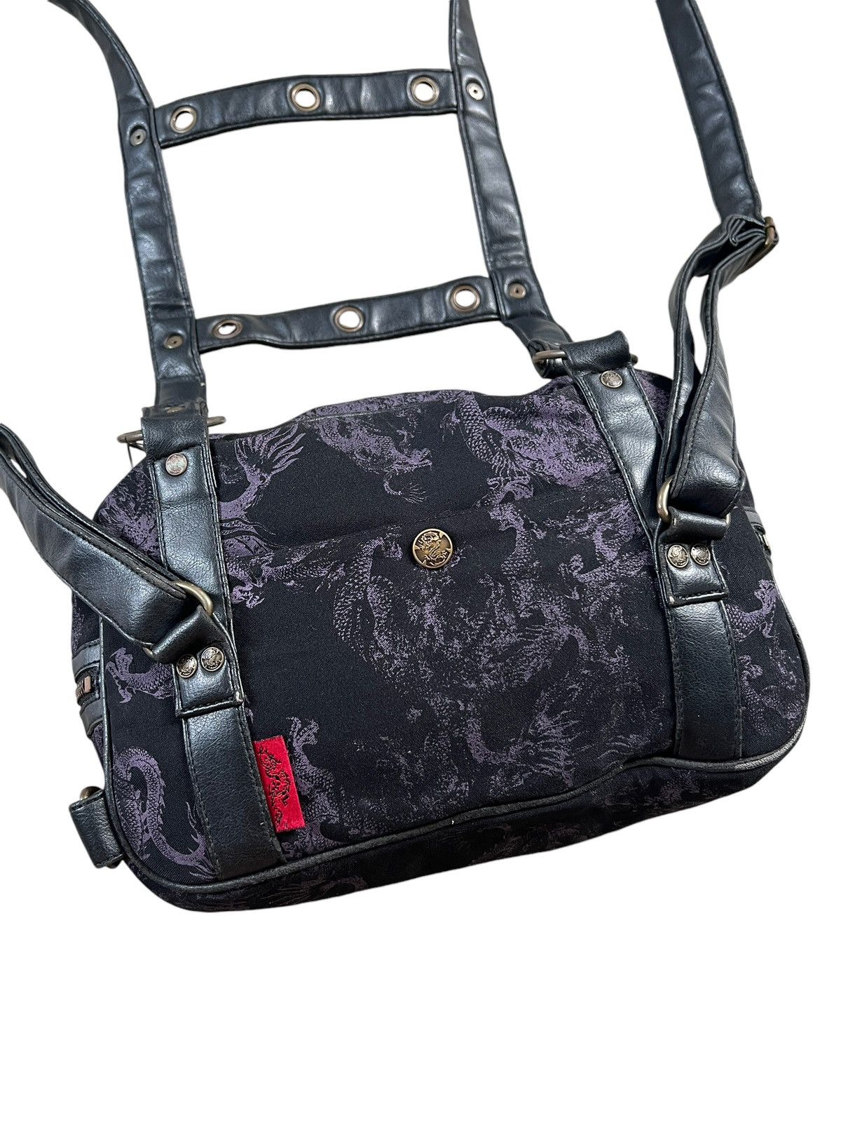 Seditionaries 2000 Ozz On 🇯🇵 Dragon Motif Bondage Strap Backpack Size ONE SIZE - 11 Thumbnail