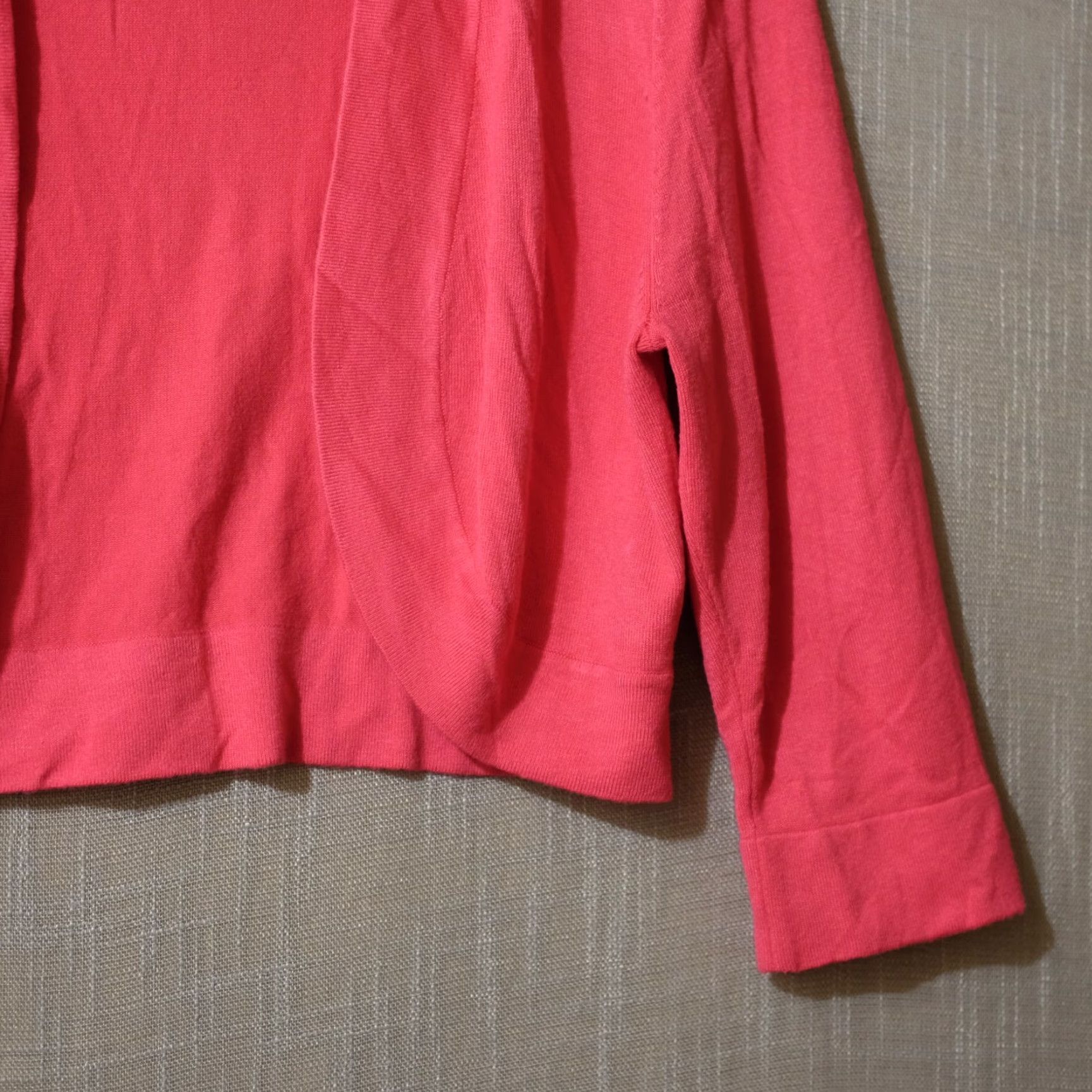 Vintage Jessica Howard Cropped Cardigan Shrug Sweater 3/4 Sleeve Pink Womens M #A-73 Size M / US 6-8 / IT 42-44 - 4 Thumbnail
