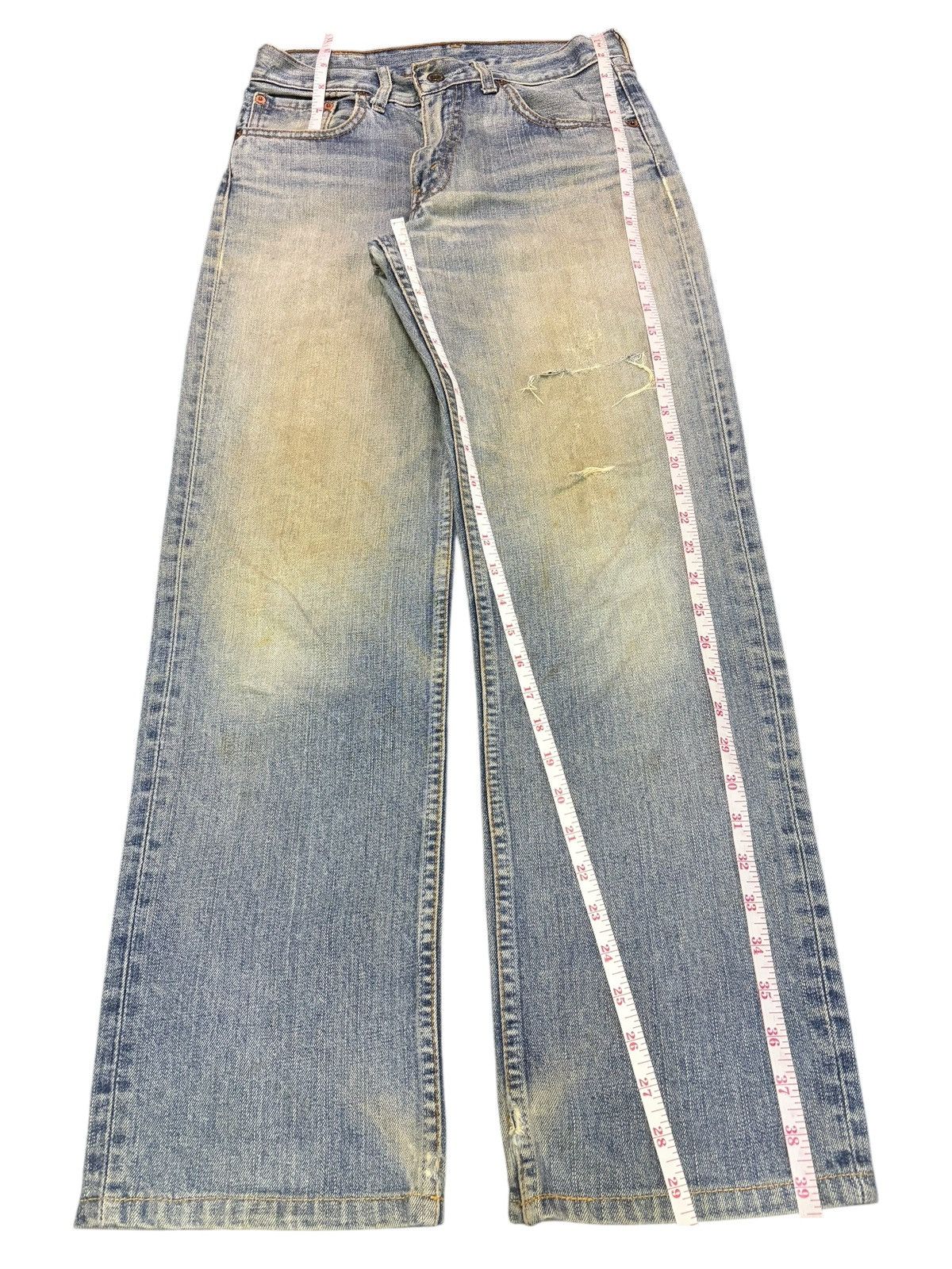 Levi's Vintage 90s Levis 502 Mud Wash Distressed Jeans Size US 28 / EU 44 - 7 Thumbnail