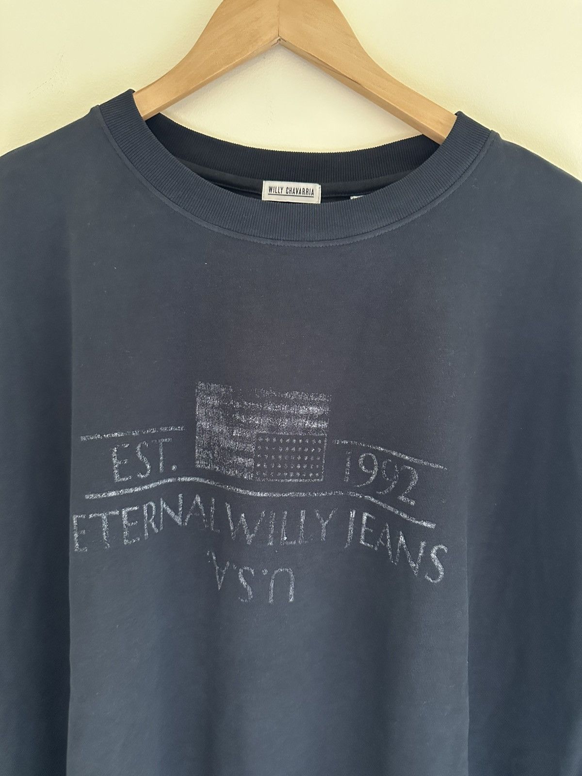 Willy Chavarria Willy Chavarria Eternal Willy Jeans Tee Size US XL / EU 56 / 4 - 1 Thumbnail