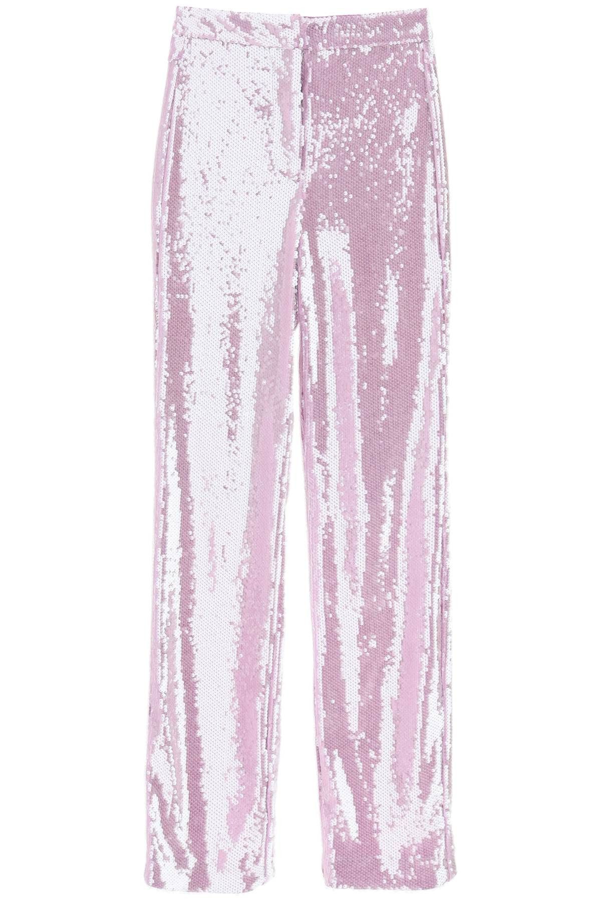 image of Rotate Birger Christensen Rotate 'robyana' Sequined Pants in Lupine, Women's (Size 26)