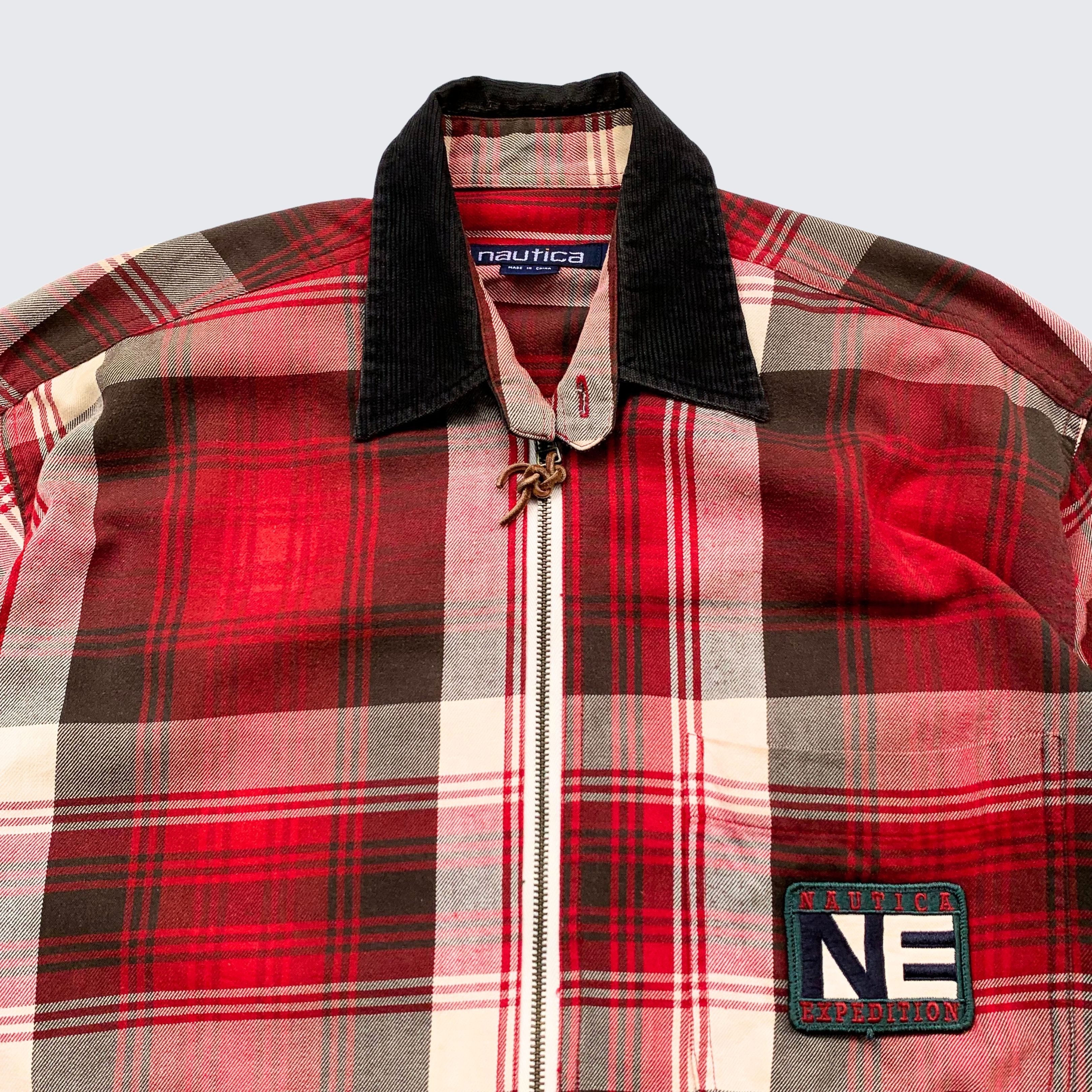 Nautica Vintage Nautica Expedition Zipper Flannel Jacket Size US M / EU 48-50 / 2 - 2 Thumbnail