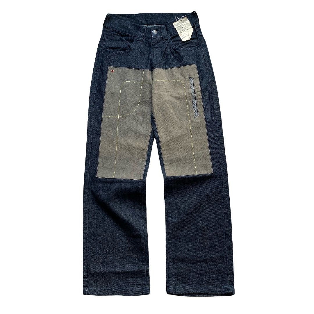 If Six Was Nine Y2k COTTON FARM Denim Pants Size US 30 / EU 46 - 1 Thumbnail