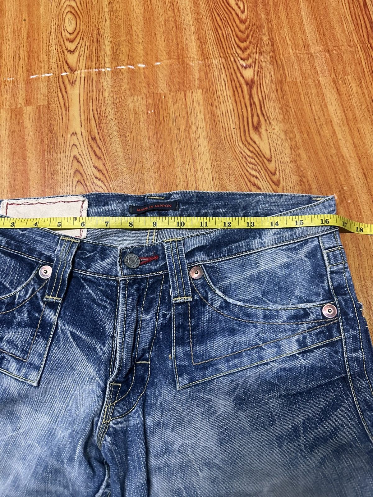 If Six Was Nine Vintage Blue way boot cut Size US 33 - 12 Thumbnail
