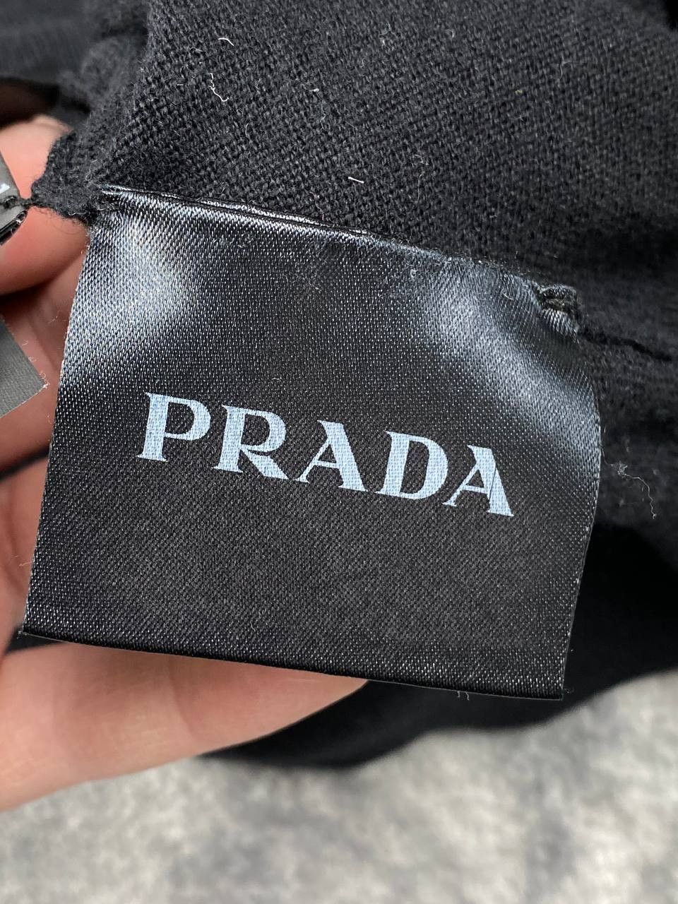 Prada Prada Knit Sweater Cashmere Men Size 52 Black Size US XL / EU 56 / 4 - 5 Thumbnail