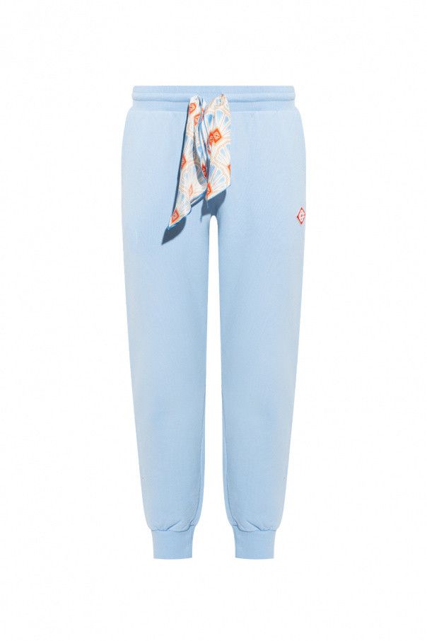 image of Casablanca O1Mle0424 Scarf Sweatpant & Jogger In Light Blue, Men's (Size 36)