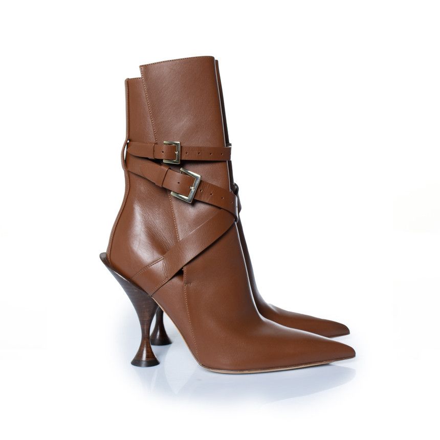 Burberry Burberry, Hadfield pedestal boots in brown Size US 5 / IT 35 - 12 Thumbnail