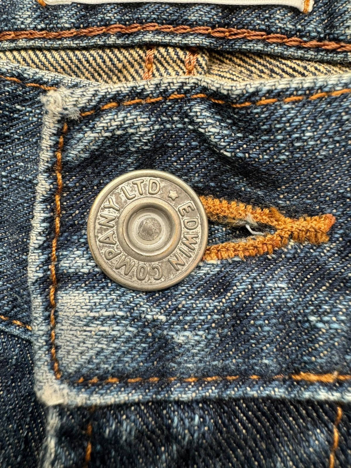 Edwin Vintage Edwin XV Distressed Baggy Jeans lgb style Size US 34 / EU 50 - 4 Thumbnail