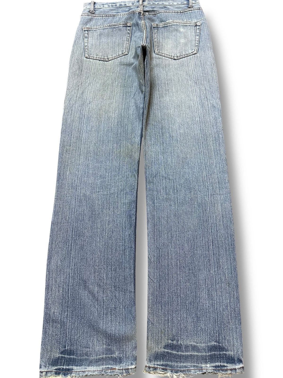 Japanese Brand Vintage Nylaus Clothing Faded Grunge Distressed Denim Size US 31 - 6 Thumbnail