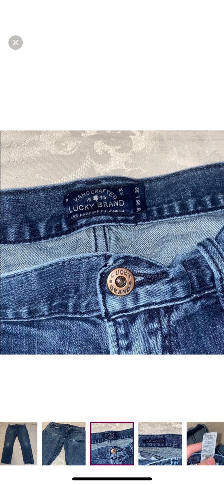 Lucky Brand Lucky brand 221 original straight jeans size 36 Size US 36 / EU 52 - 7 Thumbnail