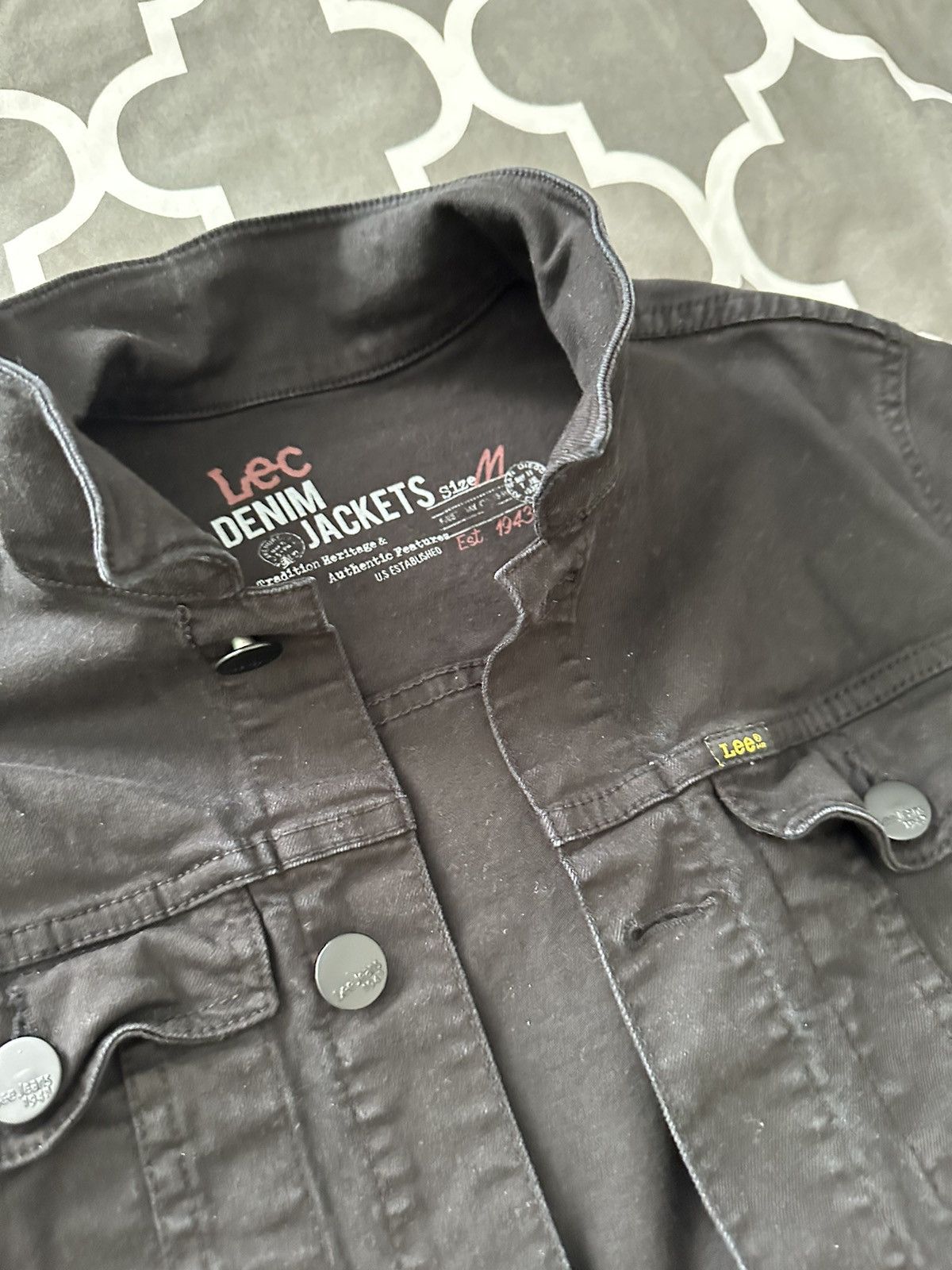 Lee × Vintage Lee Black Denim Jacket Size US M / EU 48-50 / 2 - 4 Thumbnail