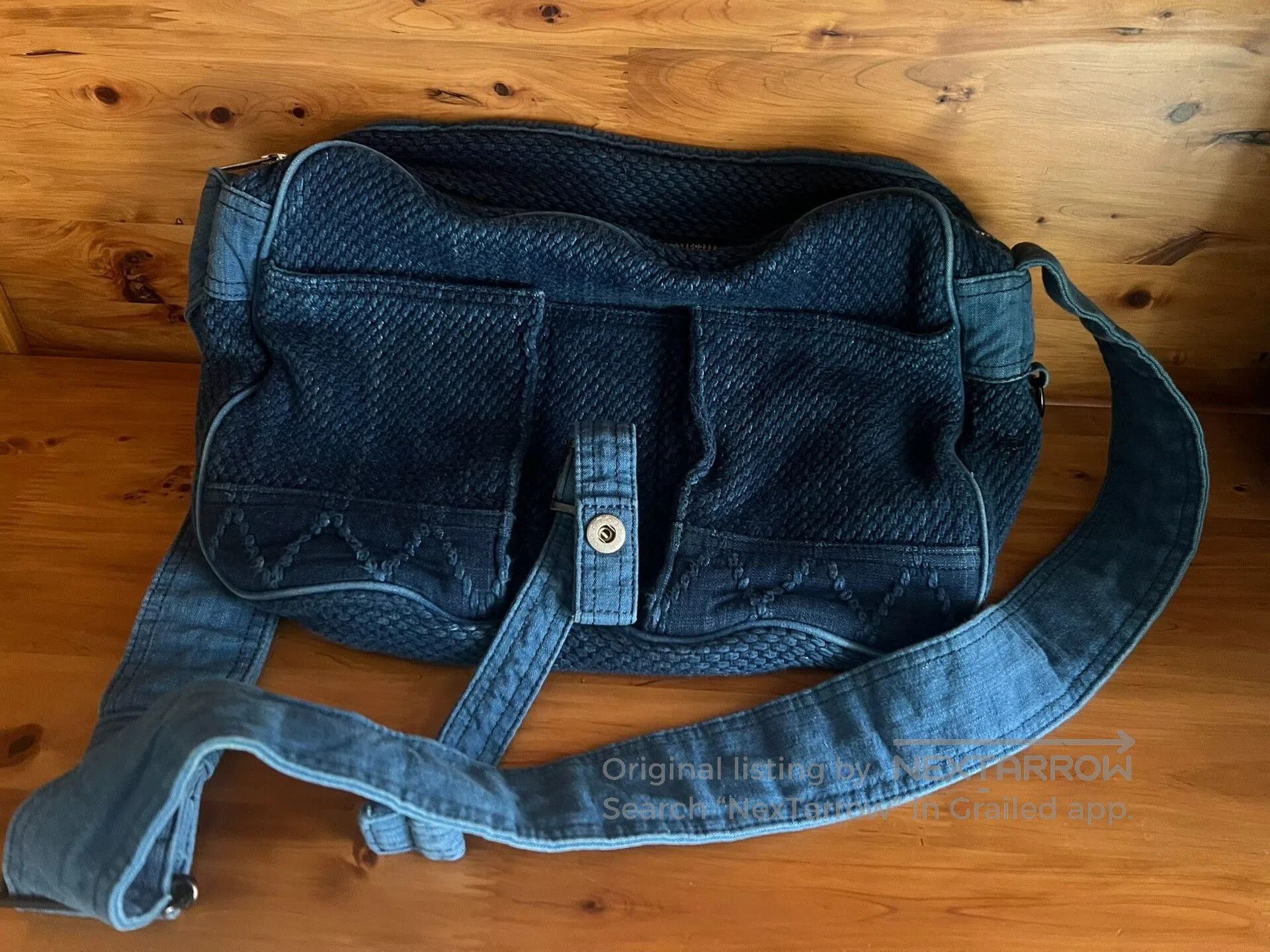 Porter Classic porter classic kendo shoulder bag blue dye. Size ONE SIZE - 7 Thumbnail