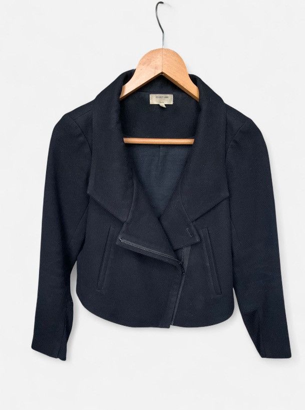 Helmut Lang Early 2000s Helmut Lang cropped zip up pea coat Size S / US 4 / IT 40 - 1 Thumbnail