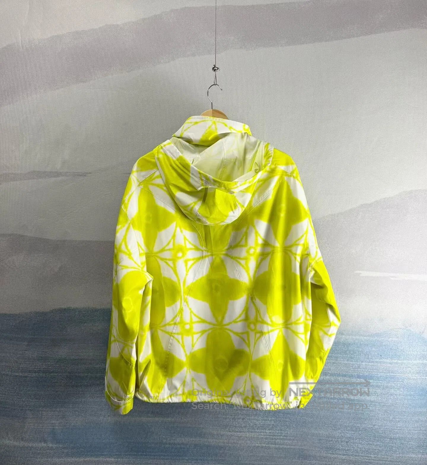 Louis Vuitton Louis Vuitton White and Yellow Tie-Dye Ink Wash Zip-Up Out Size US S / EU 44-46 / 1 - 2 Thumbnail
