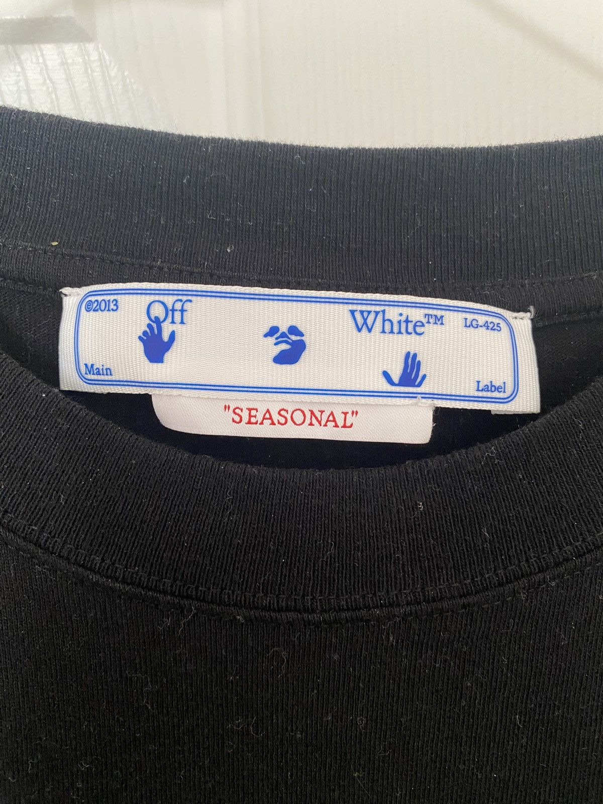 Off-White Off-White Thunder T Shirt Size Medium Size US M / EU 48-50 / 2 - 3 Thumbnail