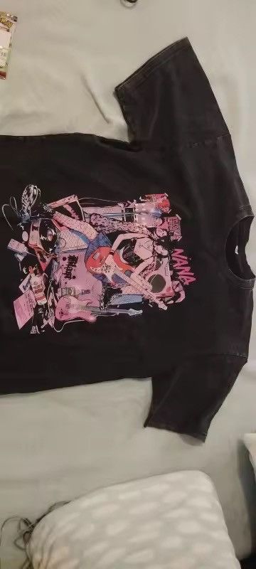 Other Anime Graphic Tee - Acid Wash Vintage Style Size US XXL / EU 58 / 5 - 2 Thumbnail