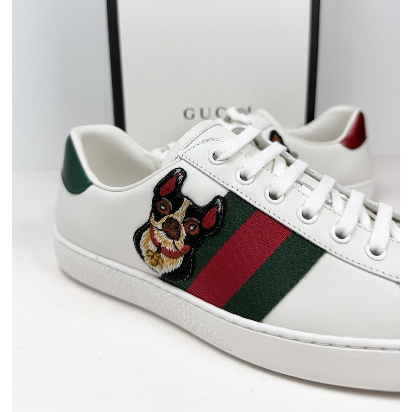 Gucci Size 7G/7.5US - Gucci Ace Leather Sneakers NEW Size US 7.5 / EU 40-41 - 3 Thumbnail