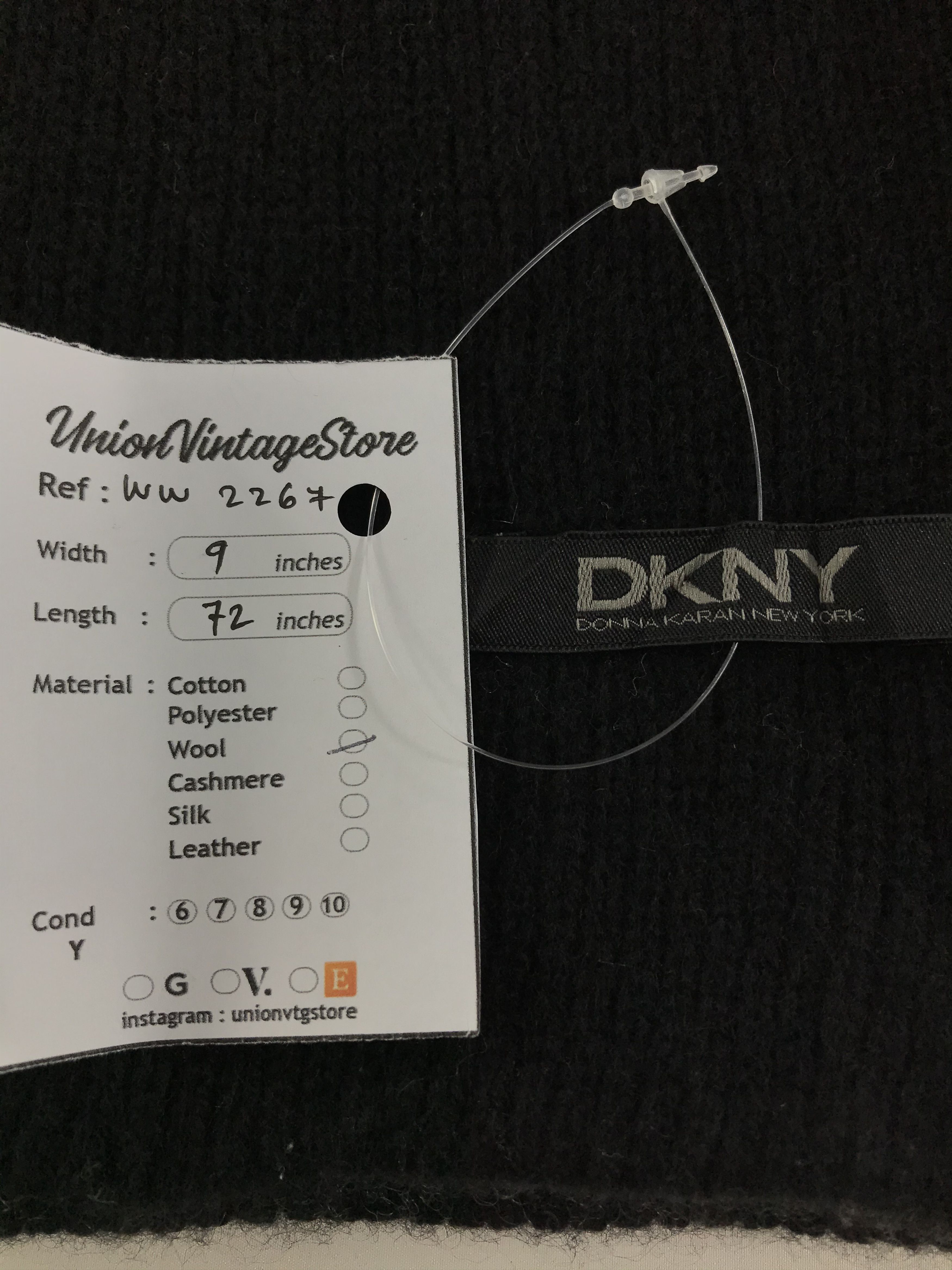 DKNY × Vintage DKNY Scarf / Muffler / Neckwear - WW2267 Size ONE SIZE - 5 Thumbnail