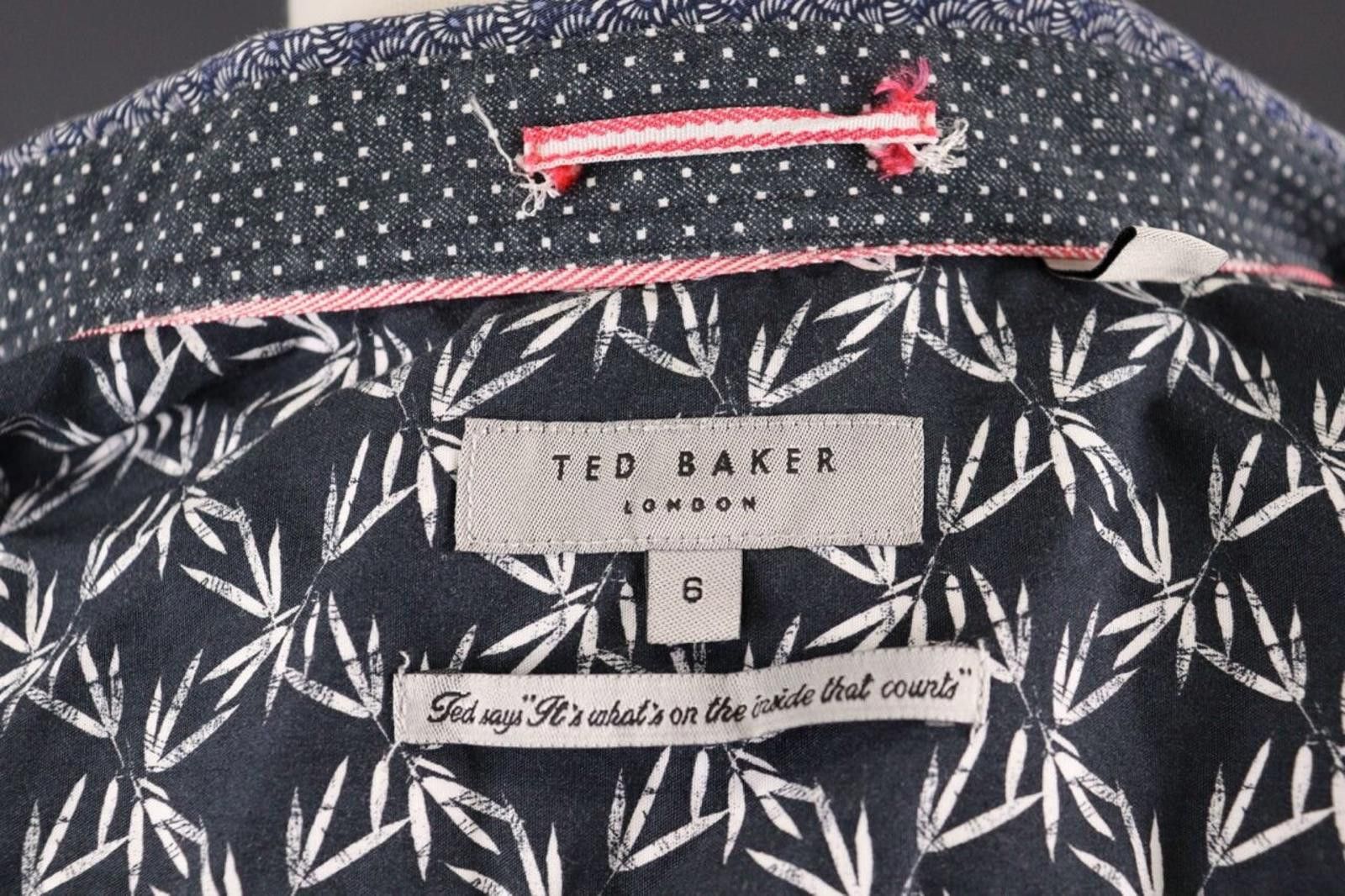 Ted Baker Ted Baker London Floral Long Sleeve Button Down Shirt Size 6 Size US XL / EU 56 / 4 - 10 Thumbnail