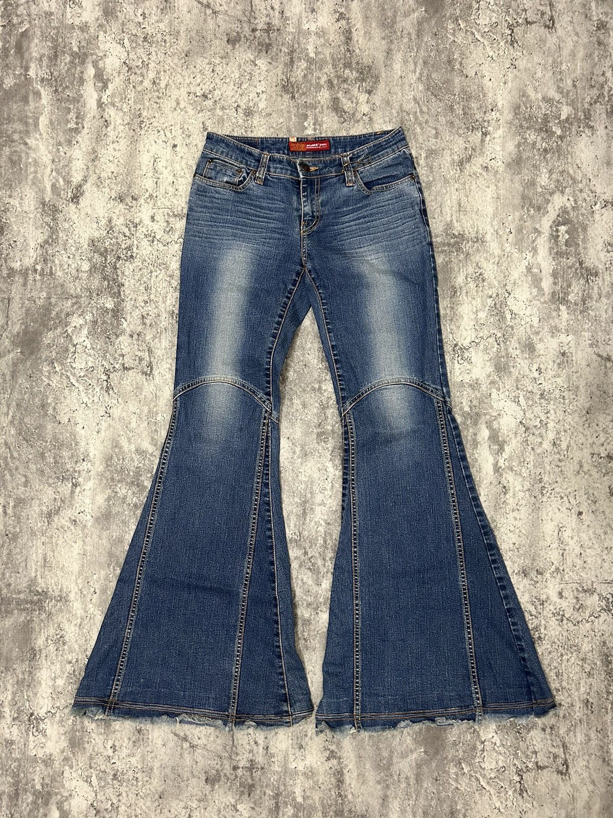14th Addiction × If Six Was Nine × Le Grande Bleu (L.G.B.) Araora Jeans Bell Buttom Flare Pants Size US 27 - 2 Thumbnail