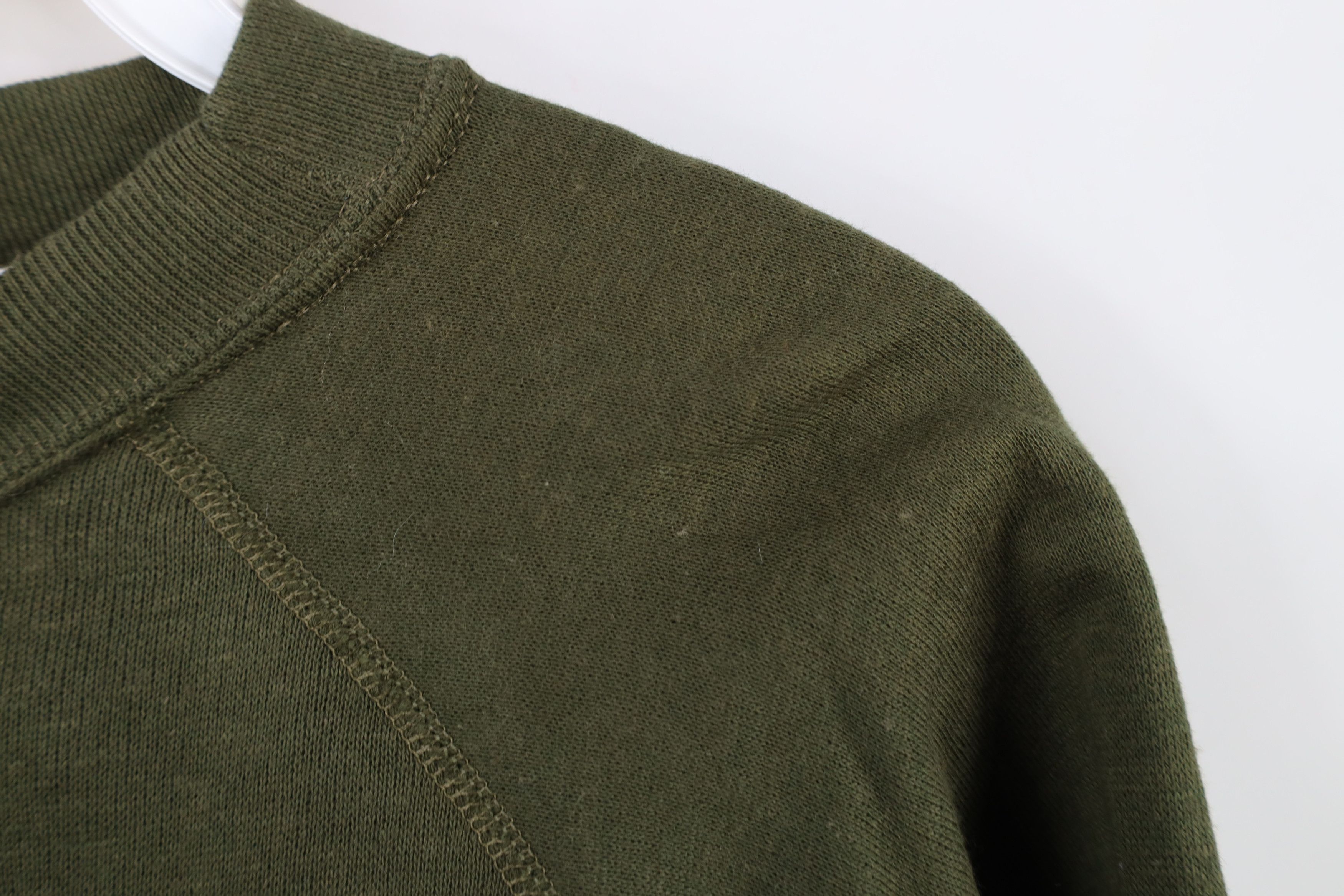 Gap × Vintage Deadstock Vintage 70s 80s Gap Crewneck Sweatshirt Olive USA Size US L / EU 52-54 / 3 - 7 Thumbnail