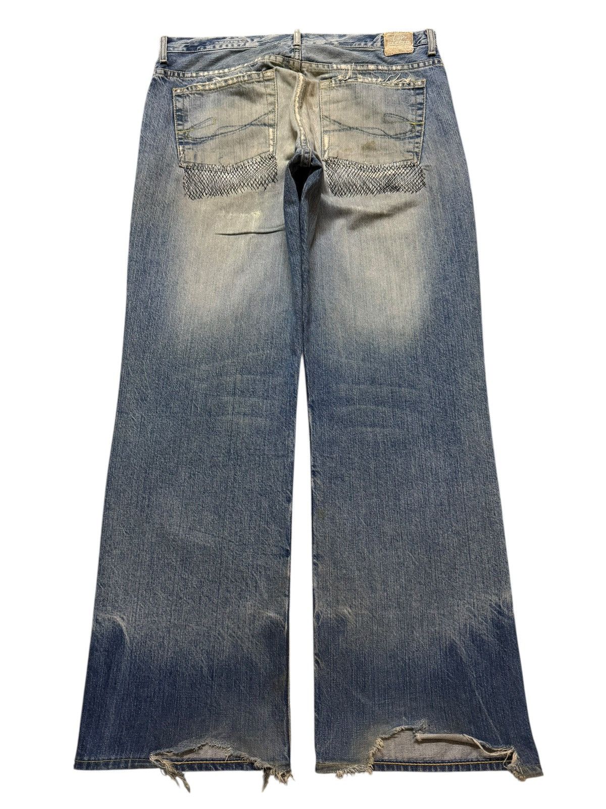 Chip & Pepper Vintage 90s Usa Chip & Pepper Mud Wash Distressed Wide Leg Size US 34 / EU 50 - 2 Thumbnail