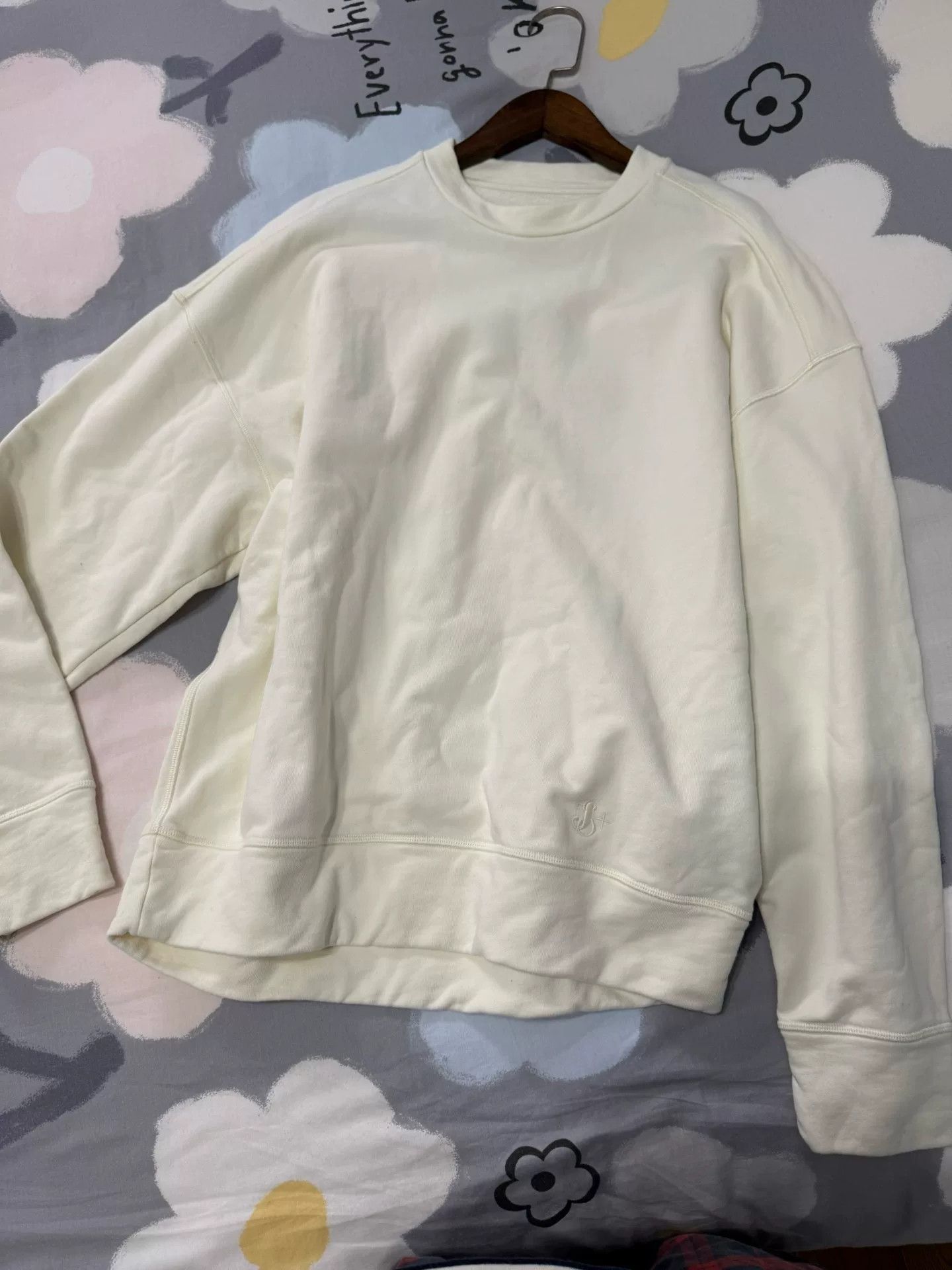 Jil Sander Jil Sander Casual Sweatshirt in Soft Cream Size S / US 4 / IT 40 - 1 Thumbnail