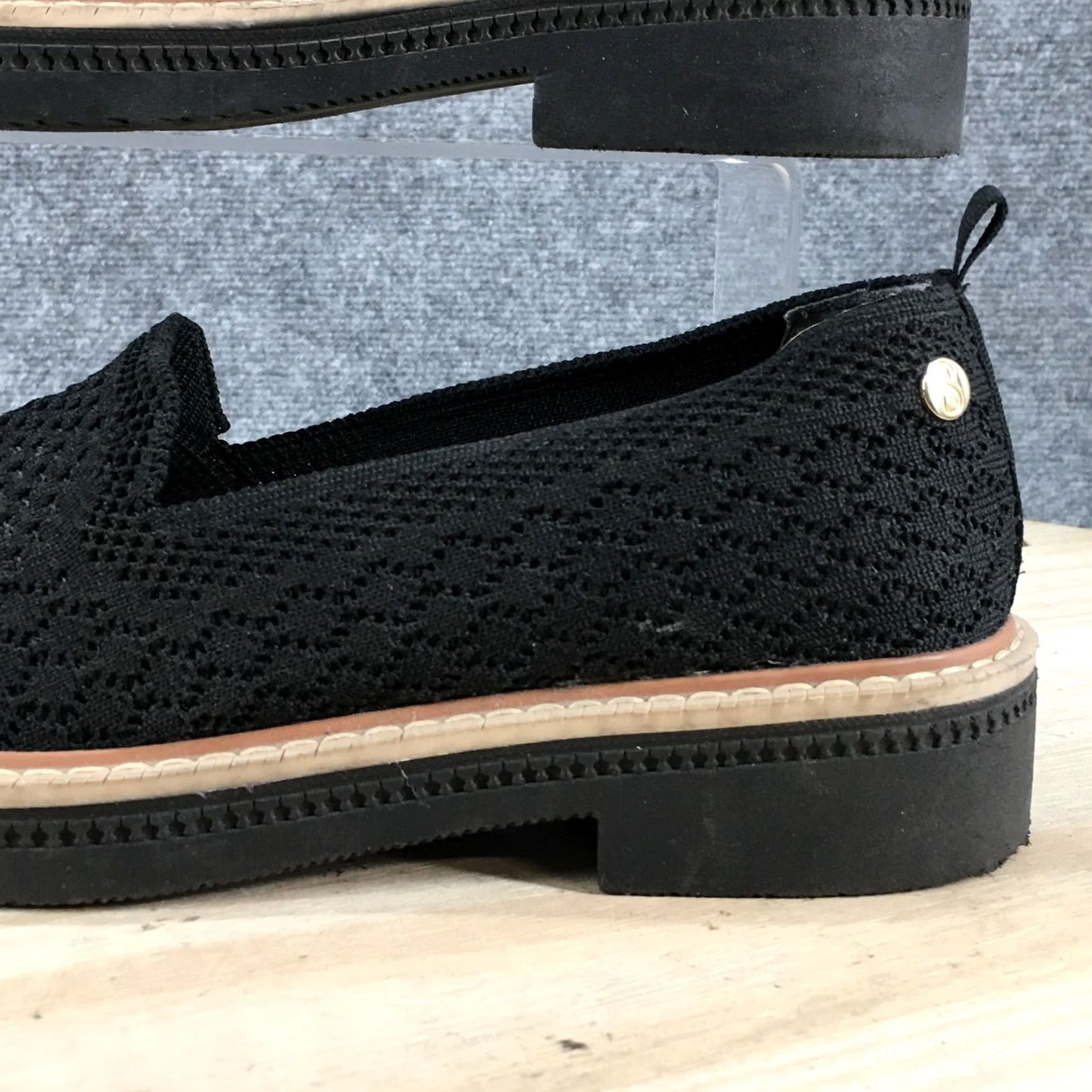 Vintage 8 Days Cklass Shoes Womens 6 Casual Loafers Comfort Black Fabric Slip On Low Top Size M / US 6-8 / IT 42-44 - 3 Thumbnail