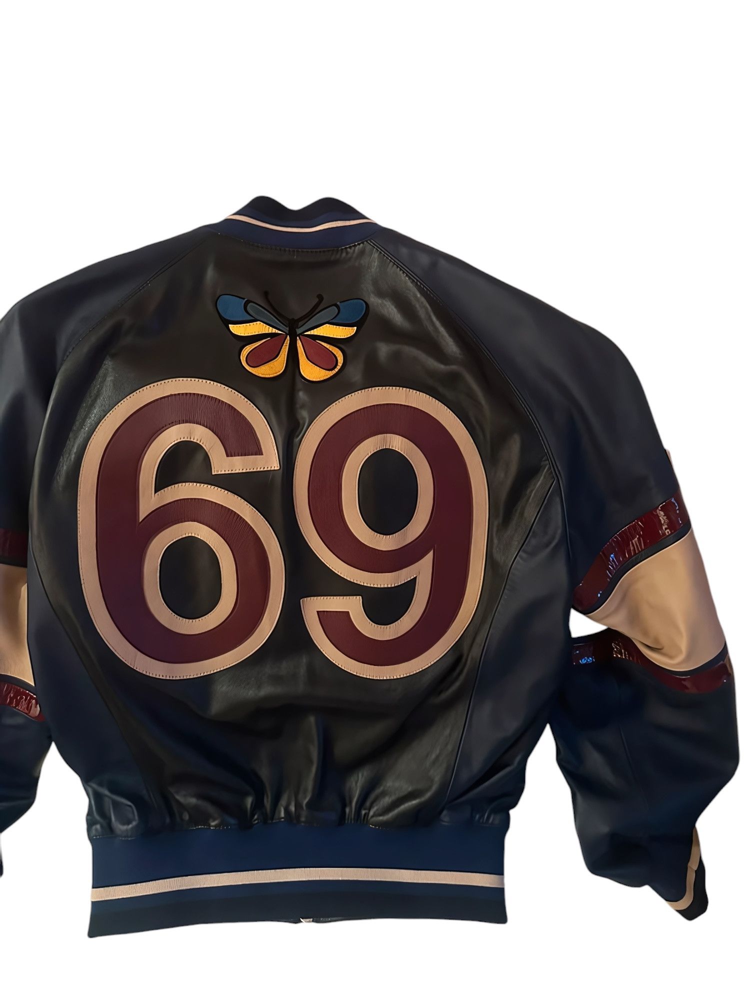 Dolce & Gabbana S/S 2018 RUNWAY DG KING LAMB LEATHER BOMBER JACKET Size US M / EU 48-50 / 2 - 4 Thumbnail