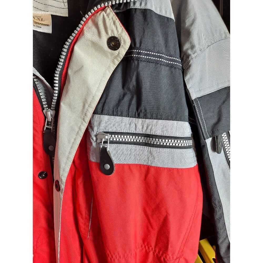 Obermeyer Obermeyer Ski Suit XXL Mens Red Gray Insulated Snowsuit Wint Size ONE SIZE - 6 Thumbnail