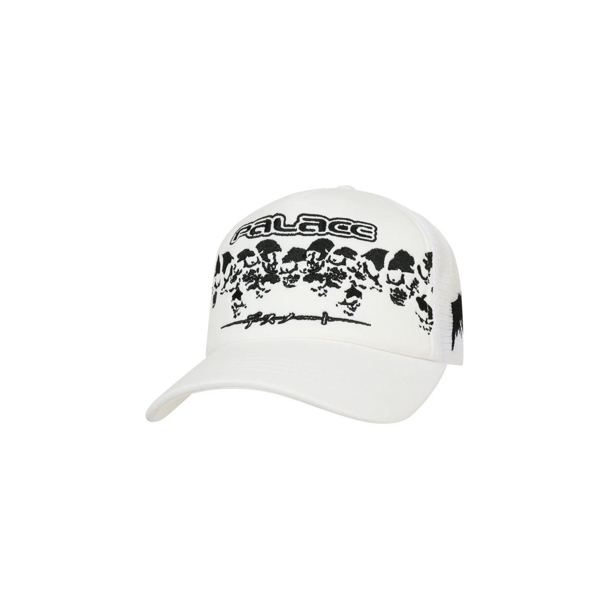 Palace × Streetwear × Vintage Palace Death Note Trucker Hat White 