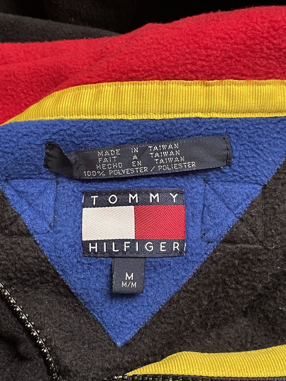 Tommy Hilfiger × Vintage Vintage Brand Tommy Hilfiger Half Zipper Fleece 1990s Size US M / EU 48-50 / 2 - 8 Thumbnail