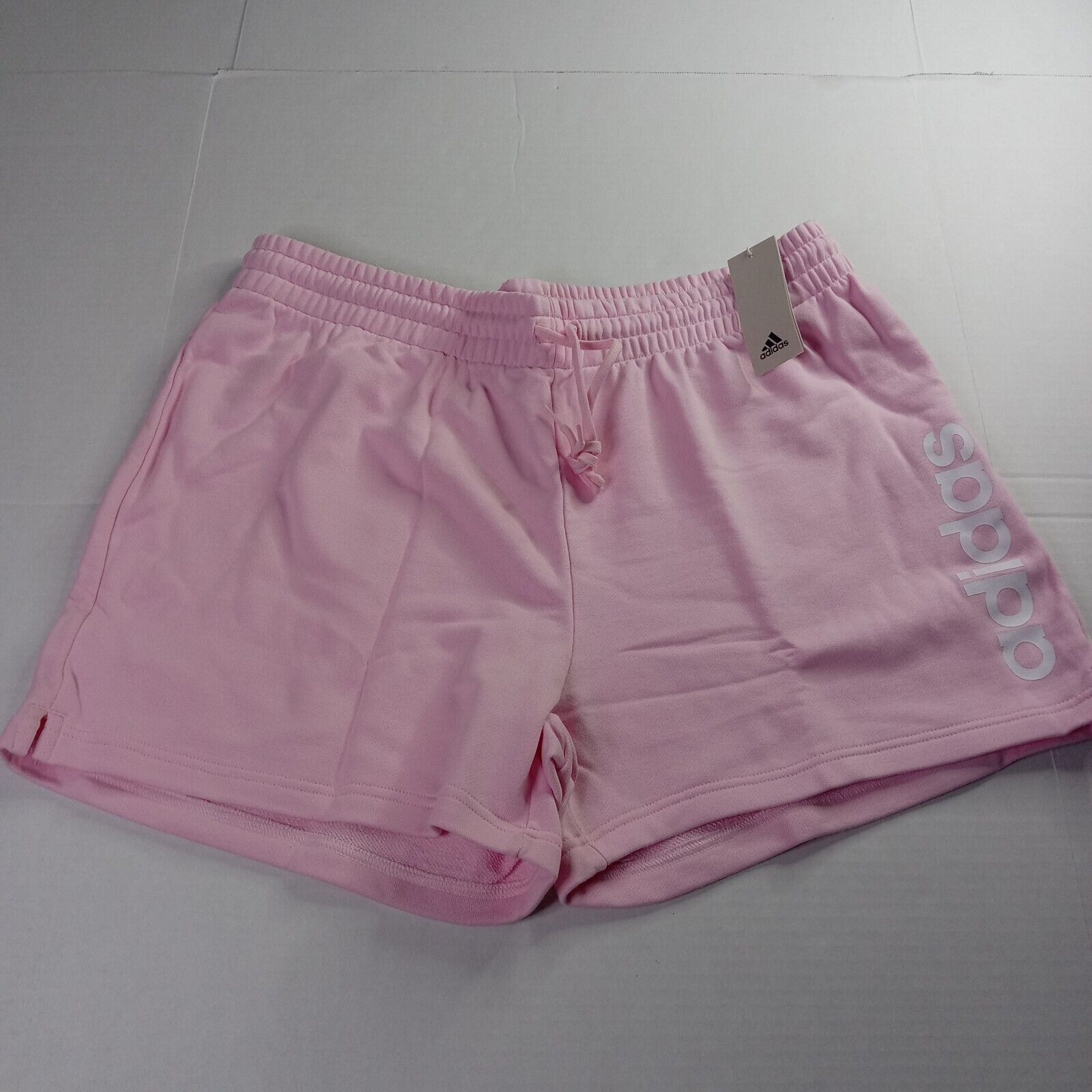 Adidas Adidas Shorts Women's 2X Plus Size Pink No Pockets Spell Out Size 40" / US 18 - 1 Thumbnail
