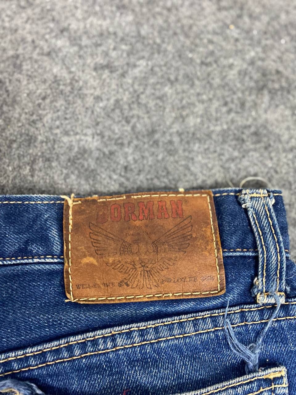 Japanese Brand vintage borman japanese brands distressed denim Size US 32 / EU 48 - 5 Thumbnail