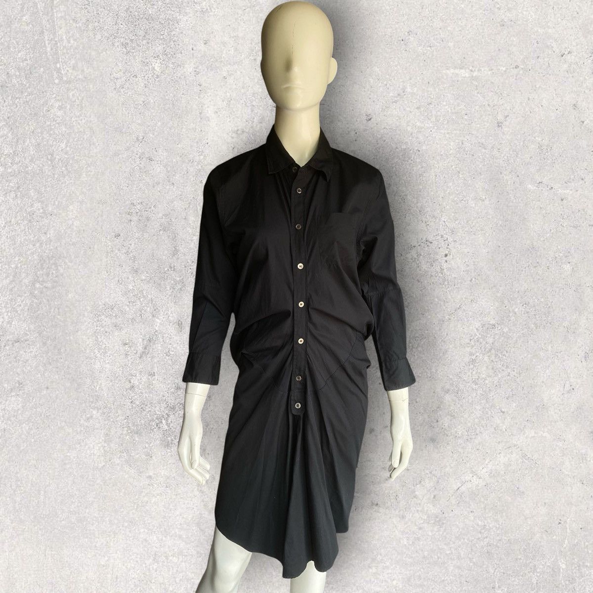 Junya Watanabe Fall11 Scrunch Pull Over Shirt Dress Size XS / US 0-2 / IT 36-38 - 6 Thumbnail