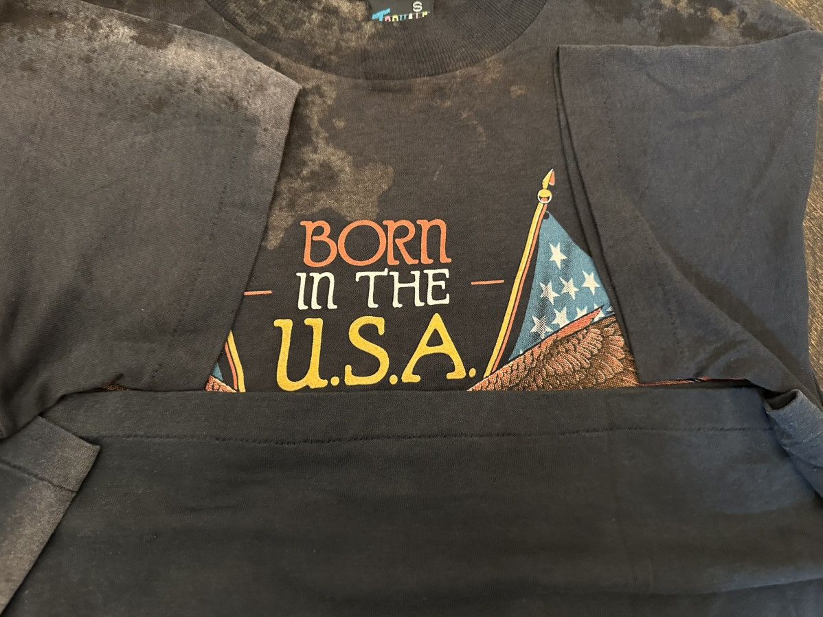 Harley Davidson 1989 VTG Harley Davidson Born In The USA TShirt Sz-SM-Stains Size US S / EU 44-46 / 1 - 8 Thumbnail