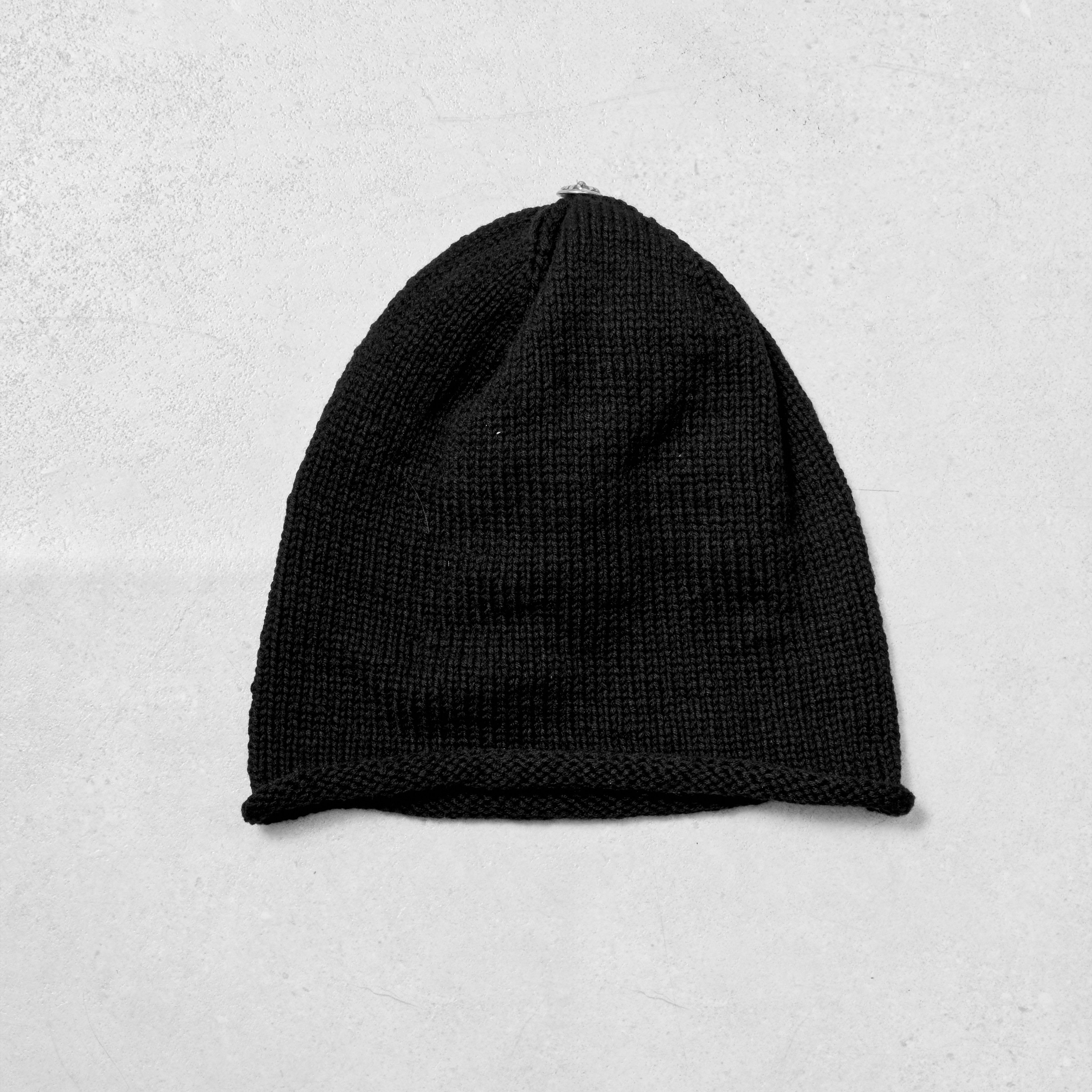 Chrome Hearts VINTAGE Chrome Hearts CH Black Beanie Size ONE SIZE - 2 Thumbnail