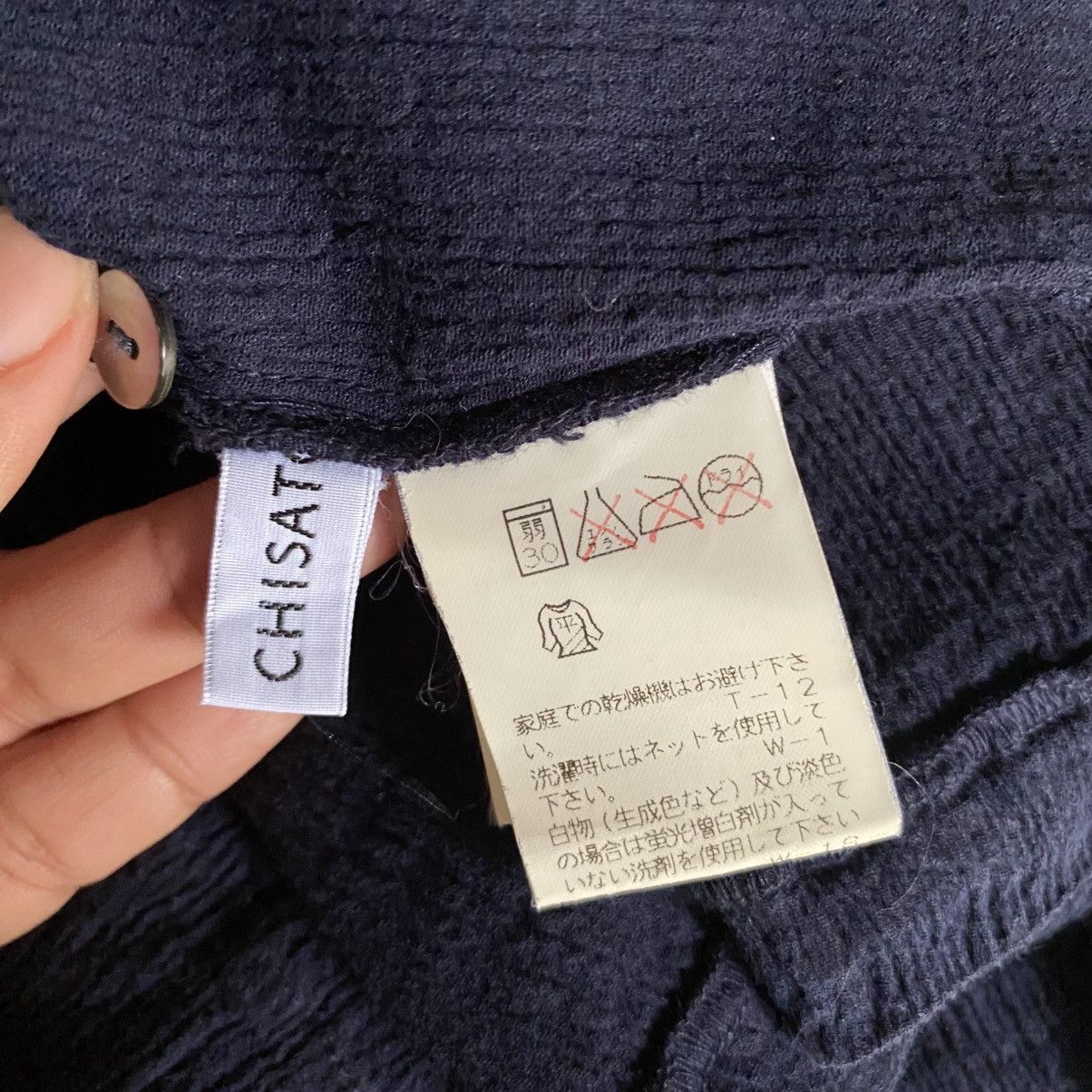 Tsumori Chisato Tsumori chisato Dark Blue Stretch Button-Up Shirt Size XS / US 0-2 / IT 36-38 - 10 Thumbnail